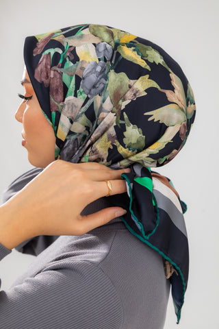 Silk Home Micro Saten Eşarp 28006-01 - 463993471203 - | Silk Home