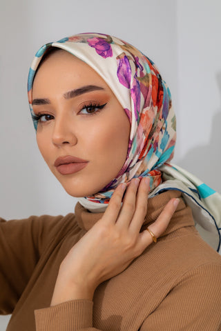 Silk Home Micro Saten Eşarp 28006-07