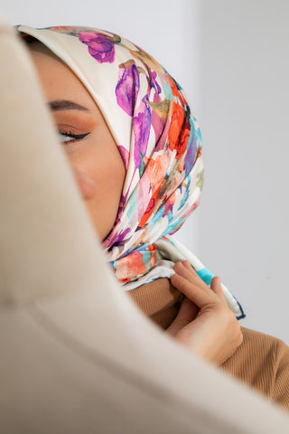 Silk Home Micro Saten Eşarp 28006-07