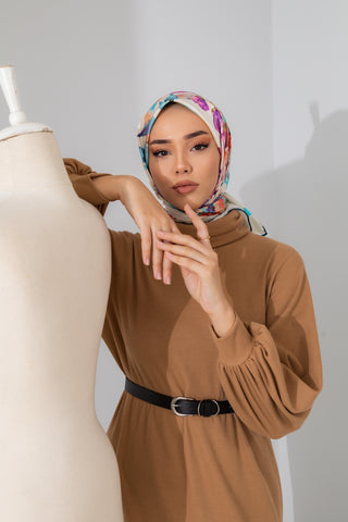 Silk Home Micro Saten Eşarp 28006-07