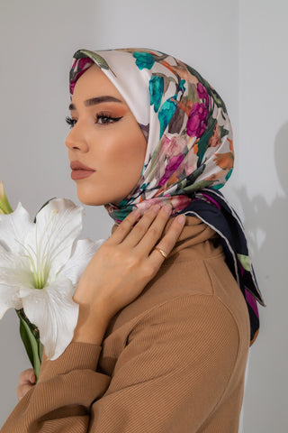Silk Home Micro Saten Eşarp 28006-08