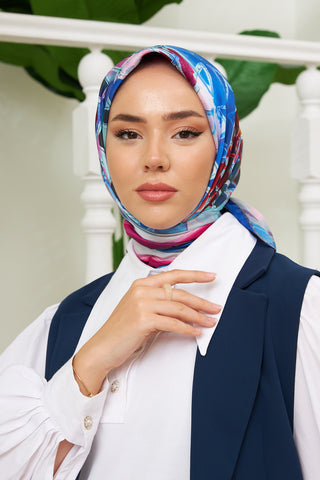 Silk Home Micro Saten Eşarp 28007-01