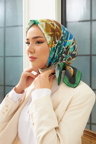 Silk Home Micro Saten Eşarp 28007-02