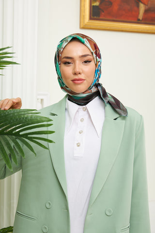 Silk Home Micro Saten Eşarp 28007-03