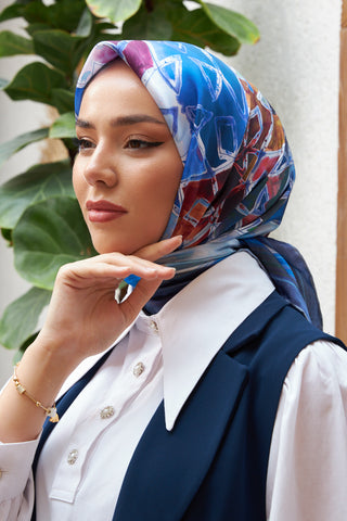 Silk Home Micro Saten Eşarp 28007-09