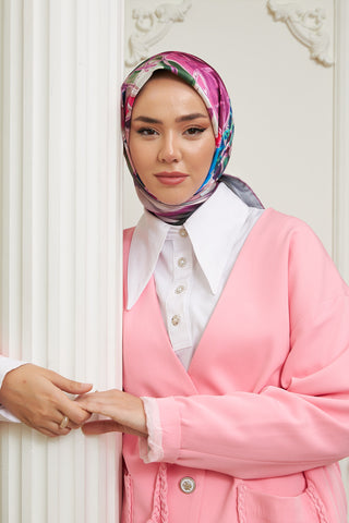 Silk Home Micro Saten Eşarp 28007-10