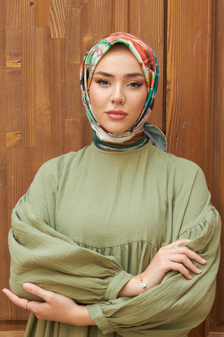 Silk Home Micro Saten Eşarp 28007-12
