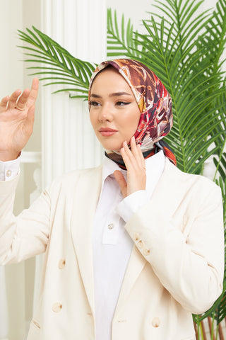 Silk Home Micro Saten Eşarp 28007-13