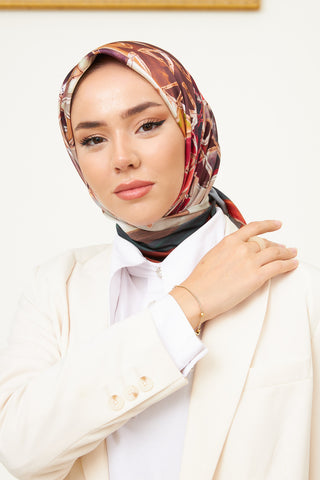 Silk Home Micro Saten Eşarp 28007-13