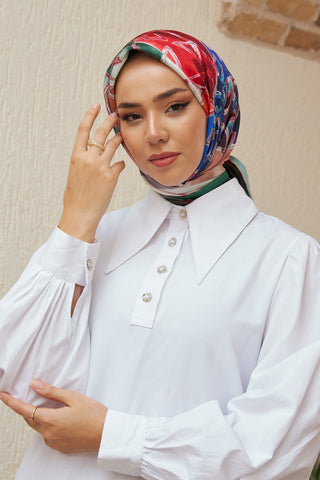 Silk Home Micro Saten Eşarp 28007-14
