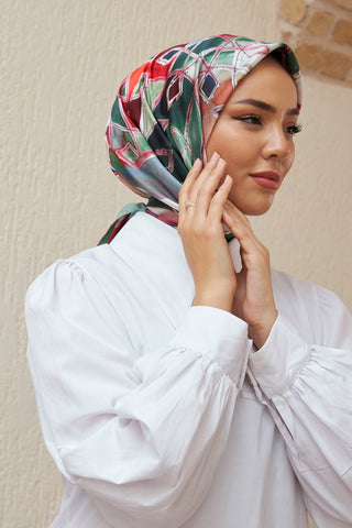 Silk Home Micro Saten Eşarp 28007-14