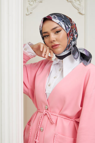 Silk Home Micro Saten Eşarp 28007-16