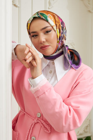 Silk Home Micro Saten Eşarp 28007-17
