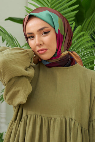 Silk Home Micro Saten Eşarp 28008-01