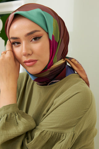 Silk Home Micro Saten Eşarp 28008-01