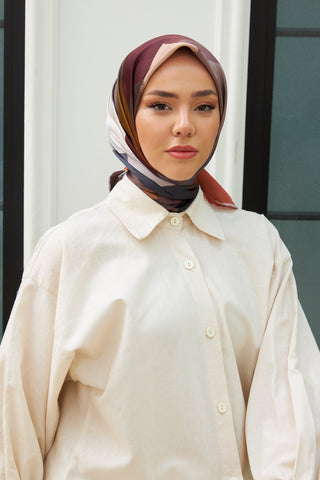 Silk Home Micro Saten Eşarp 28008-03