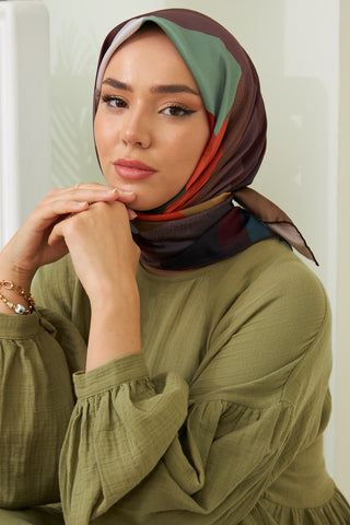 Silk Home Micro Saten Eşarp 28008-06