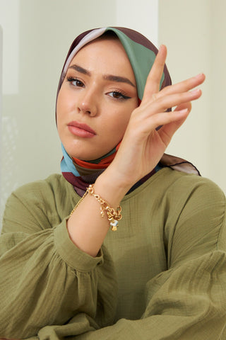 Silk Home Micro Saten Eşarp 28008-06