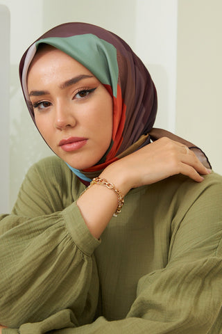 Silk Home Micro Saten Eşarp 28008-06