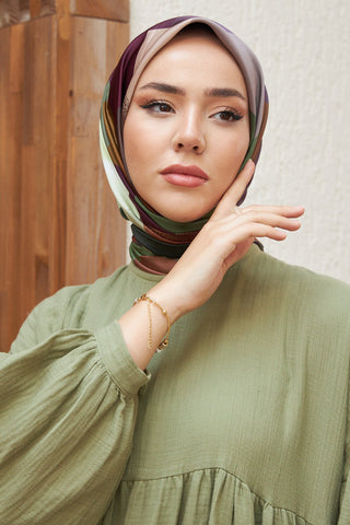 Silk Home Micro Saten Eşarp 28008-07