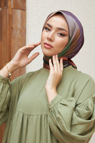 Silk Home Micro Saten Eşarp 28008-07