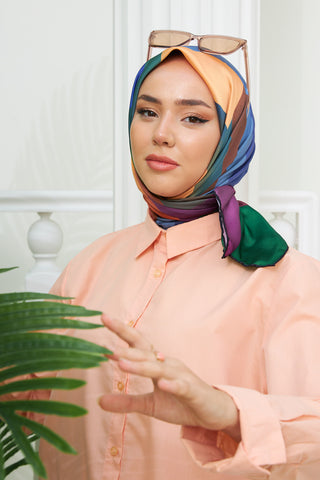 Silk Home Micro Saten Eşarp 28008-11