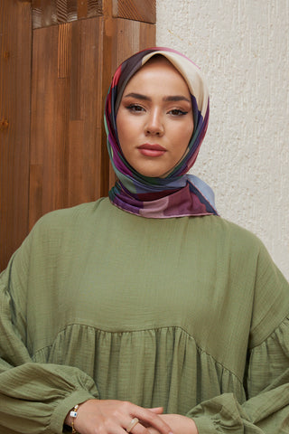 Silk Home Micro Saten Eşarp 28008-15