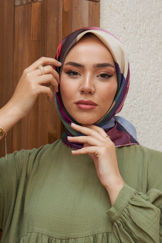 Silk Home Micro Saten Eşarp 28008-15