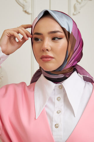 Silk Home Micro Saten Eşarp 28008-17