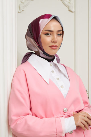 Silk Home Micro Saten Eşarp 28008-17