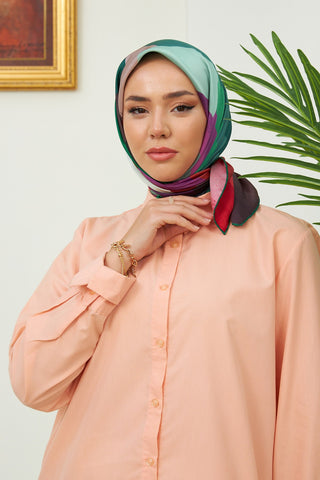 Silk Home Micro Saten Eşarp 28008-19