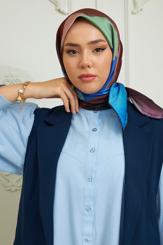 Silk Home Micro Saten Eşarp 28008-22