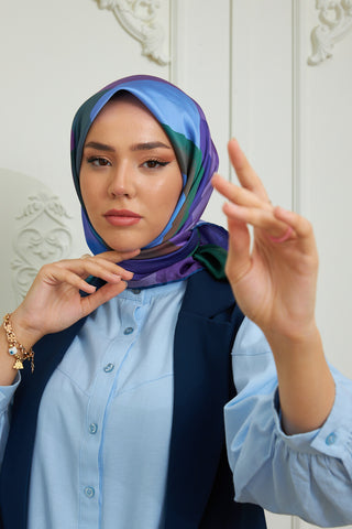 Silk Home Micro Saten Eşarp 28008-23