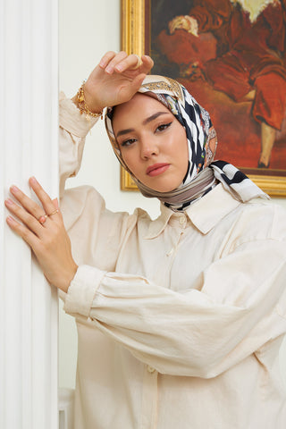 Silk Home Micro Saten Eşarp 28009-03