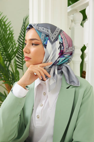 Silk Home Micro Saten Eşarp 28009-05