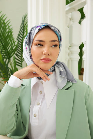 Silk Home Micro Saten Eşarp 28009-05