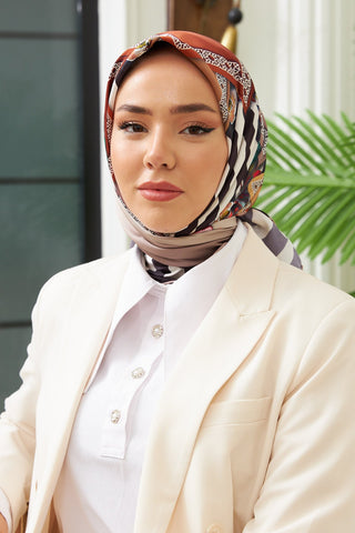 Silk Home Micro Saten Eşarp 28009-06