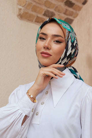 Silk Home Micro Saten Eşarp 28009-07