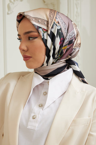 Silk Home Micro Saten Eşarp 28009-08