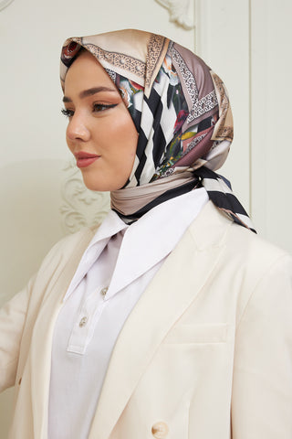Silk Home Micro Saten Eşarp 28009-08