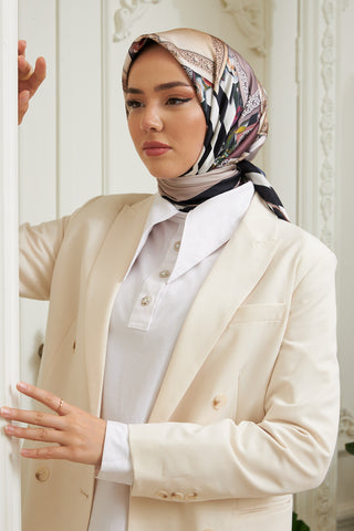 Silk Home Micro Saten Eşarp 28009-08