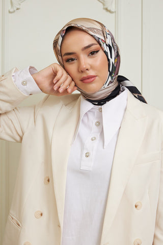 Silk Home Micro Saten Eşarp 28009-08