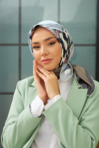 Silk Home Micro Saten Eşarp 28009-10