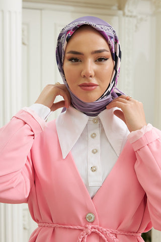 Silk Home Micro Saten Eşarp 28009-12
