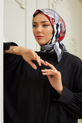 Silk Home Micro Saten Eşarp 28009-14