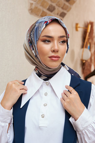 Silk Home Micro Saten Eşarp 28009-15