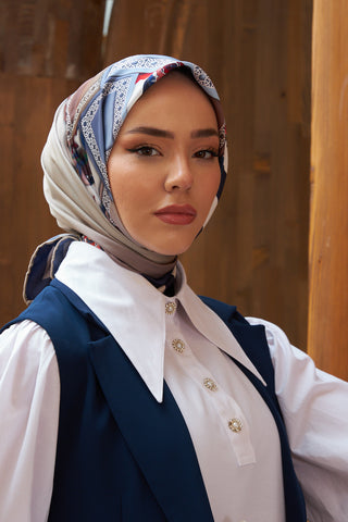 Silk Home Micro Saten Eşarp 28009-15