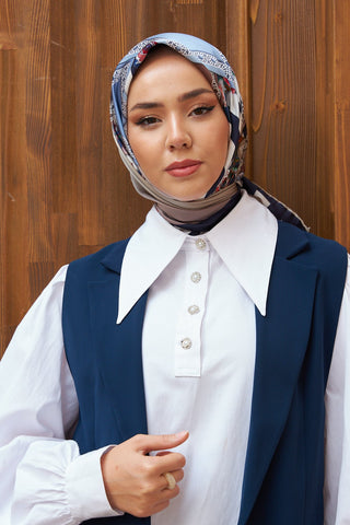 Silk Home Micro Saten Eşarp 28009-15