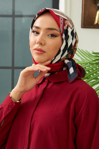 Silk Home Micro Saten Eşarp 28009-17