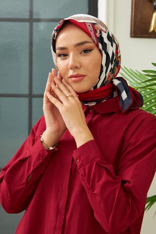 Silk Home Micro Saten Eşarp 28009-17